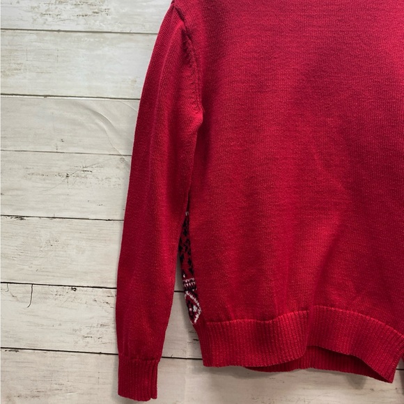 The Grinch Boys Small Red Knit Holiday Sweater Christmas Dr. Seuss 2023 - Picture 8 of 15